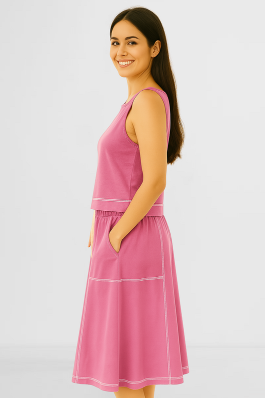 Panel Skirt Set