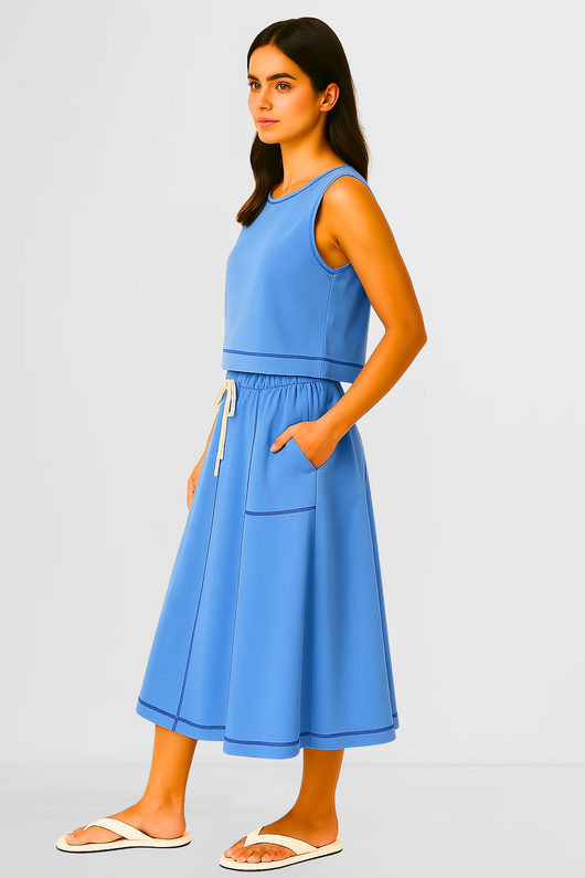 Panel Skirt Set