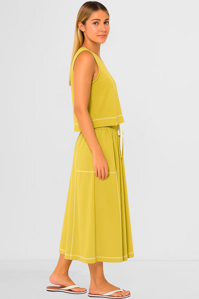 Panel Skirt Set