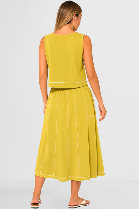 Panel Skirt Set