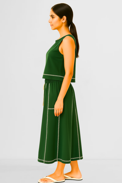 Panel Skirt Set