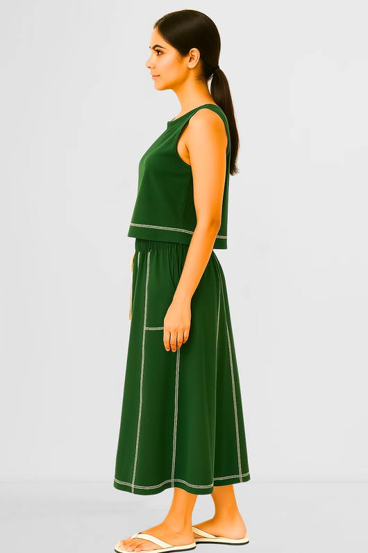 Panel Skirt Set