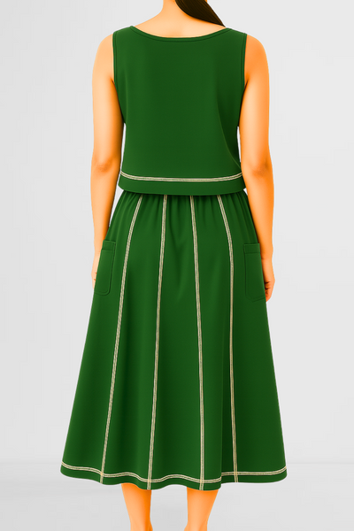 Panel Skirt Set