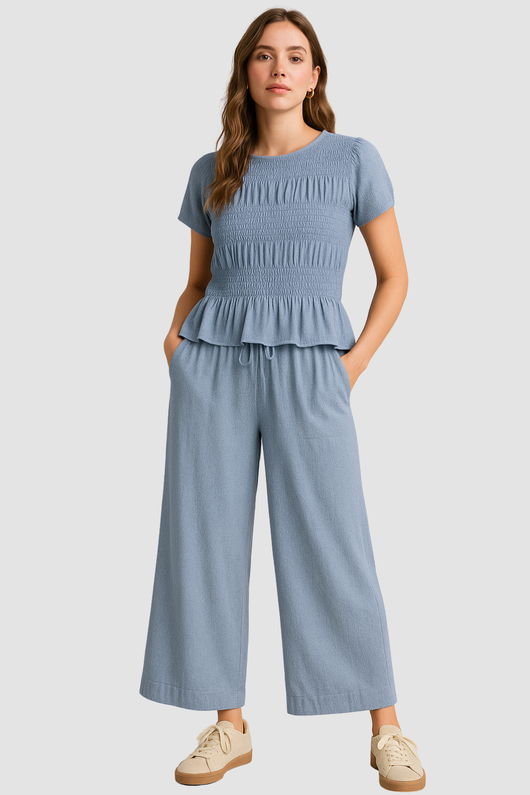Cotton Smocked Set