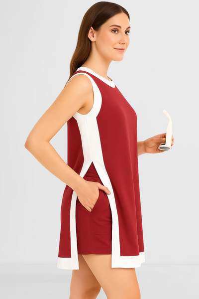 Split Dress Set