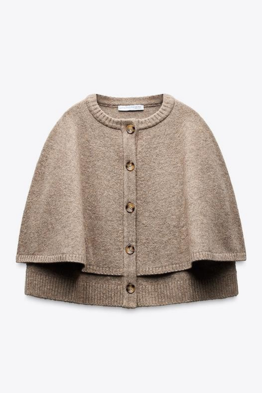 Knit Cape Jacket